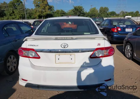 2012 Toyota Corolla S from USA, damaged, VIN 2T1BU4EEXCC912069